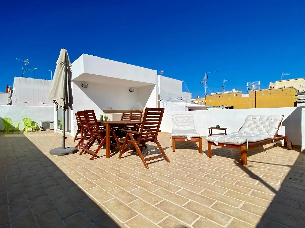 Tia Anica House I - Apartment With Terrace In Central Fuseta Beach Village Fuzeta